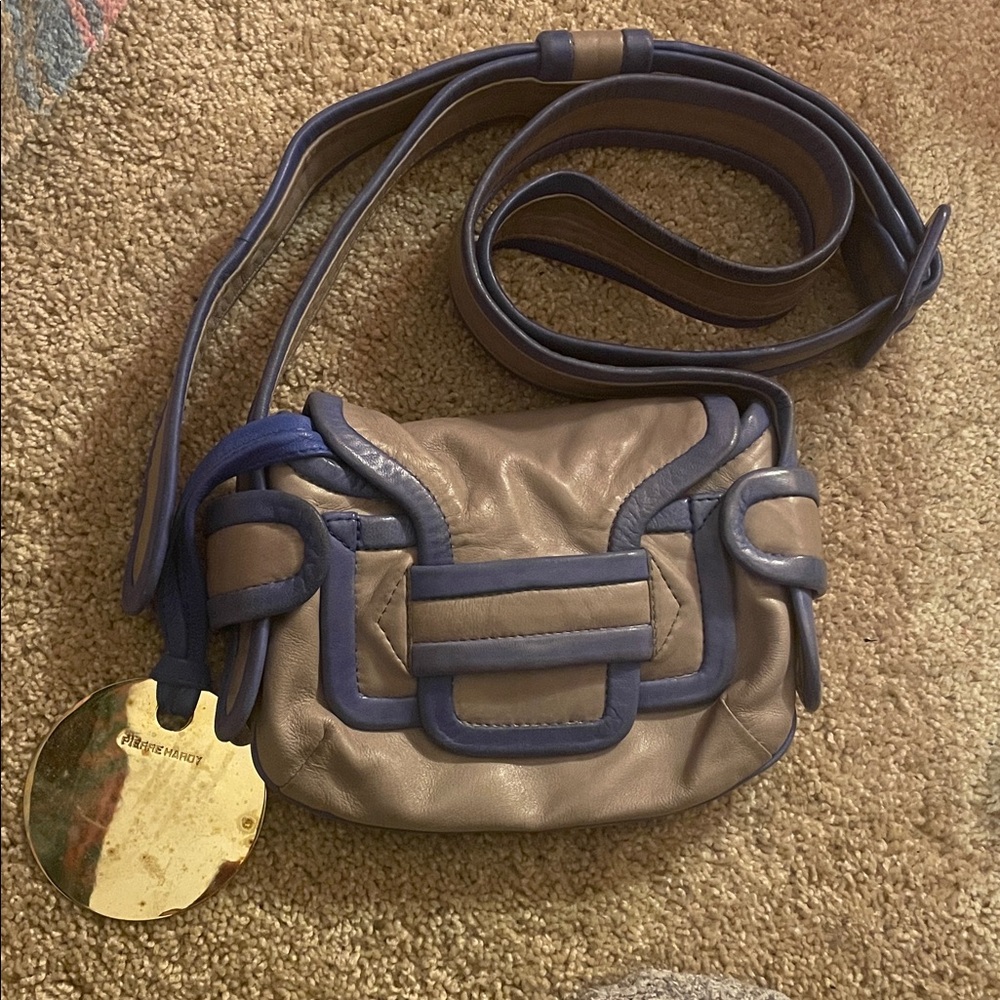 Pierre Hardy Blue and Gray Shoulder Bag - Picture 2 of 7